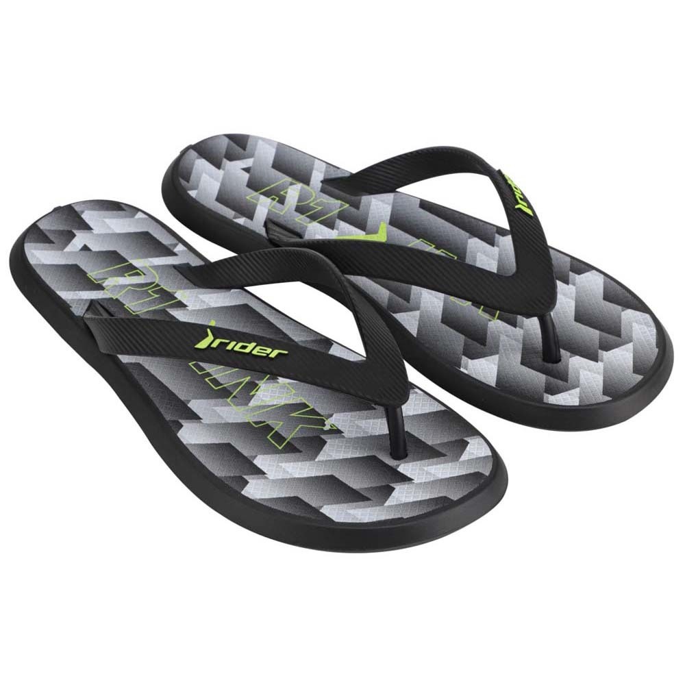 Rider R1 Ink Ad Flip (No-10) Black, White & Green 210611AK04510