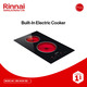 Rinnai Built-In Electric Cooker RB-3012E-ZB Black