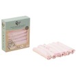 Snow Owl Bamboo Muslin 11X11 Pack6 - Lovely Sky Pink