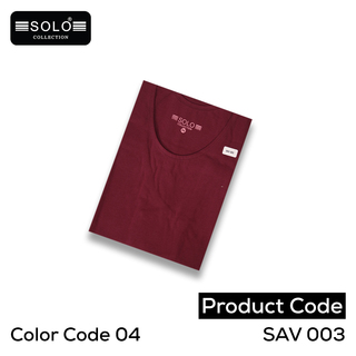 SOLO COLLLECTION Men Plain Vest SAV 003 (Code 06-Small)