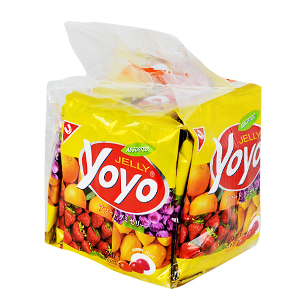 Yo Yo Gummy Jelly Assorted 12 X 20 Grams ဂျယ်လီသကြားလုံးများ ချိုခ