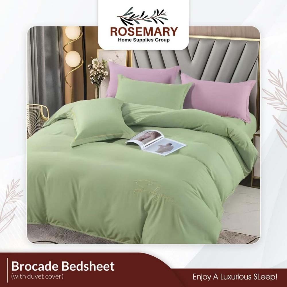 Rosemaery Brocade Grade B (4PCS) Bedsheet Set RM-RM-IBSB-GB05