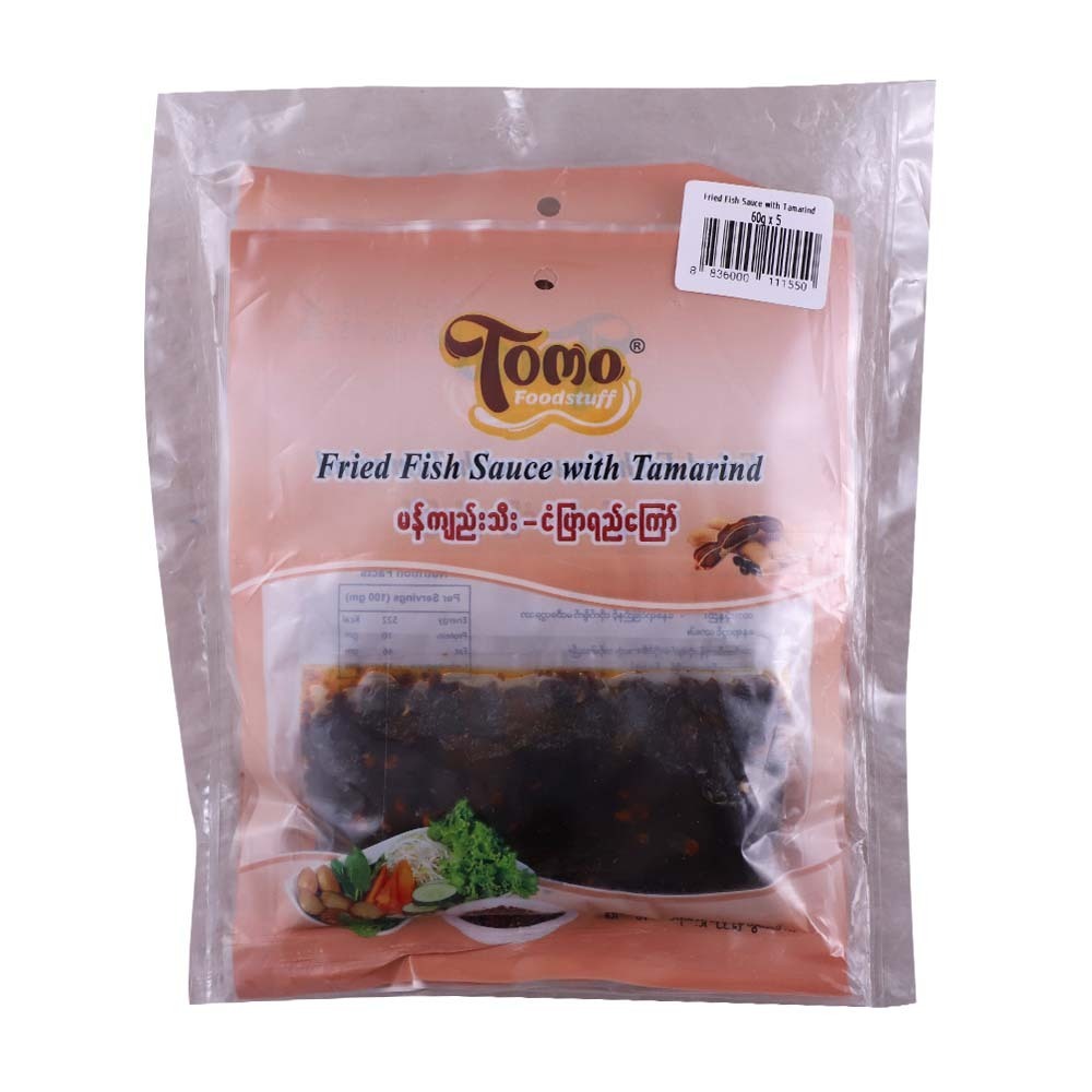 Tomo Fried Fish Sauce With Tamarind 5PCSx60G