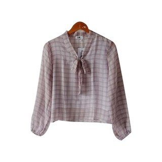 Kudos Chiffon Woman Blouse B-008 Lavender Large