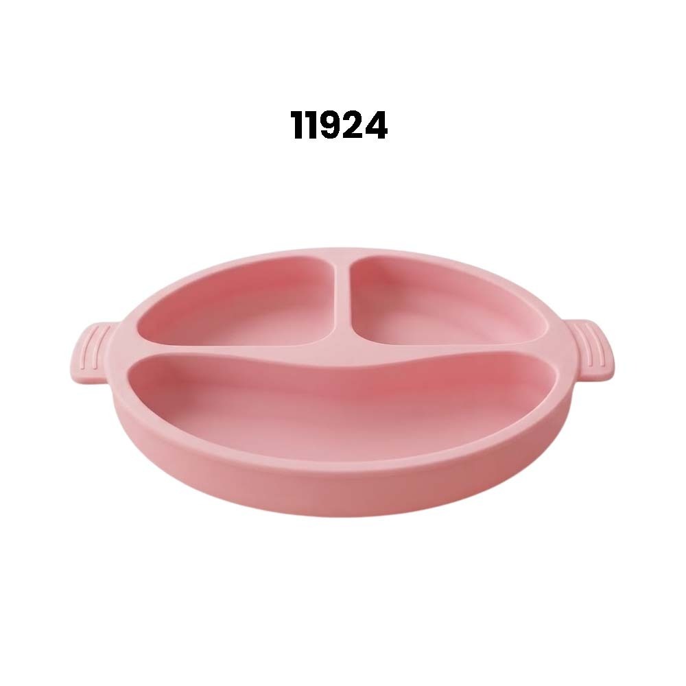 Baby Cele Silicone Baby Feeding Plate 11924 Pink