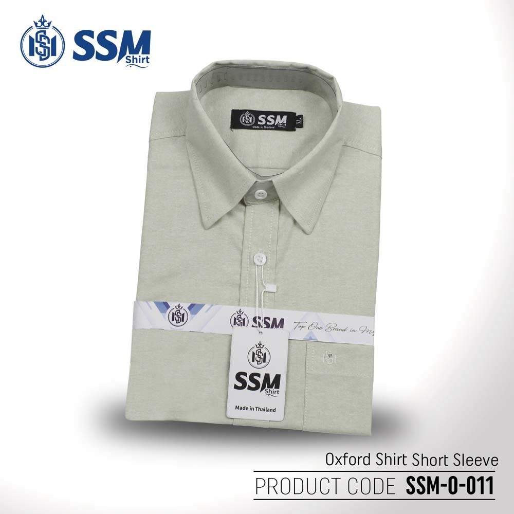 Oxford Shirt Short Sleeve Large (Olive Green) SSM-O-P-S-011