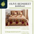 Olive Bedsheet Set Double (5PCS) 5263Br