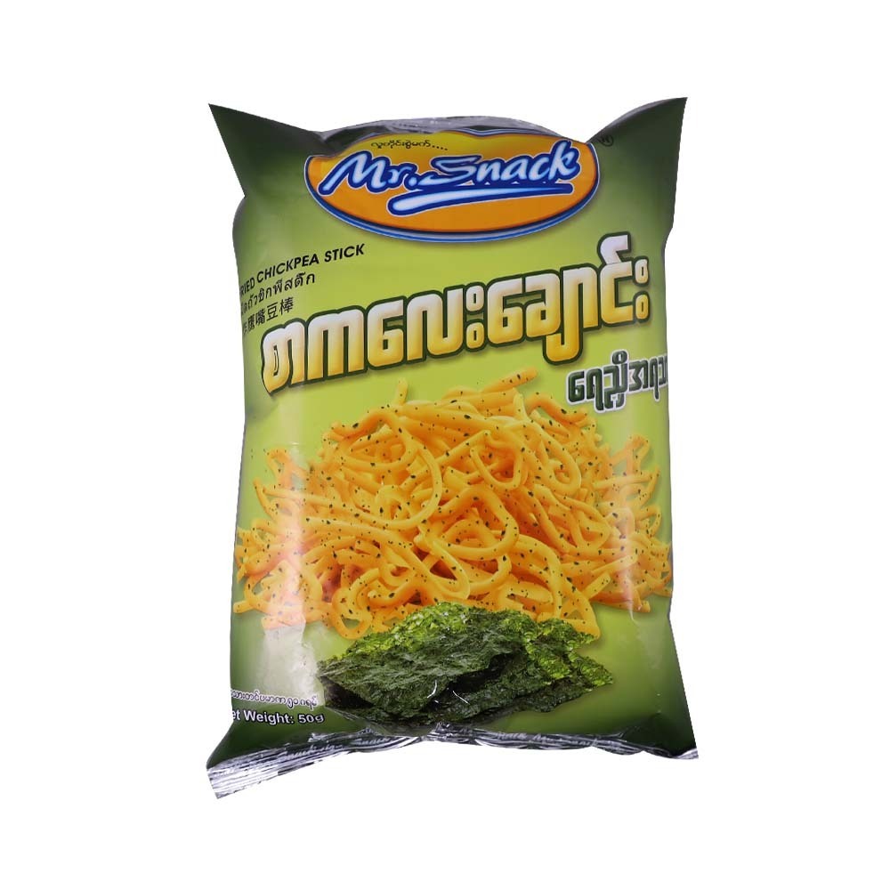 Mr Snack Fried Chick Pea Snack Seaweed 50G