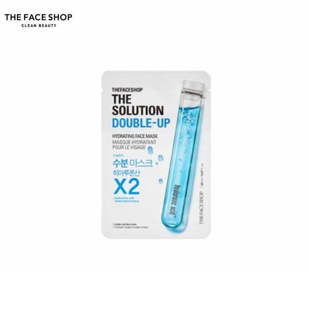 The Face Shop Official The Solution Double-Up Hydrating Face Mask(Gz) 8806182594809