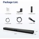 Tribit BTH-60(Us) Soundbar Bluetooth Home Speaker (100W) 23080005Black