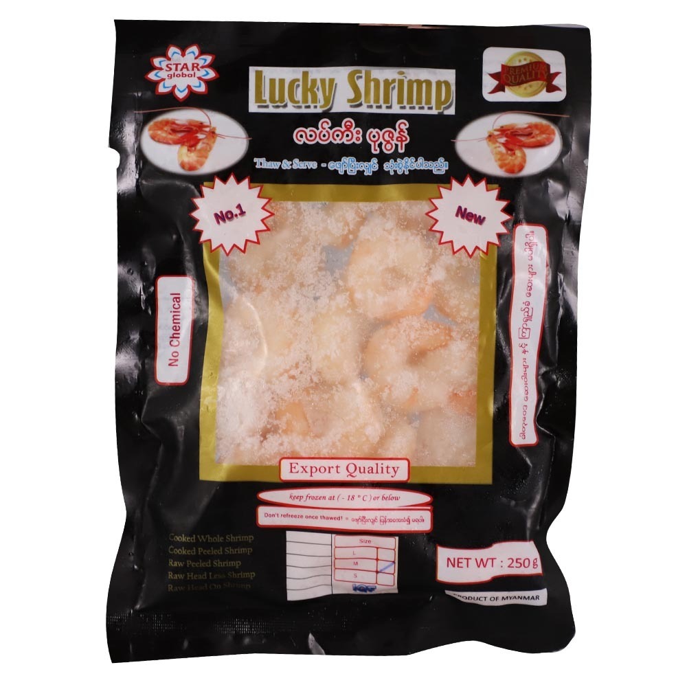 Lucky Prawn Cooked Peeled Shrimp 250G (M)
