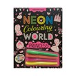 Princess Neon Colouring World Book