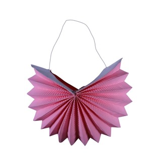 Uncle Gyi Plain Pumpkin Paper Lantern 10PCS x 1Pack Pink