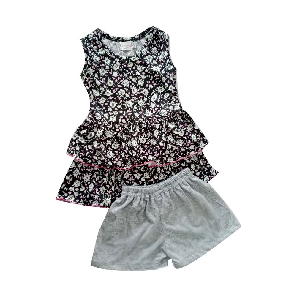 Lavender Baby Faction Summer Set (Design-179) Black