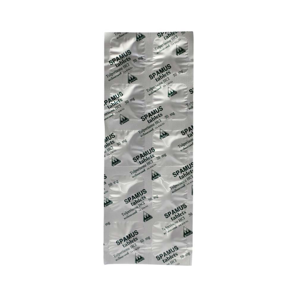 Spamus Tolperisone 50MG 10PCS