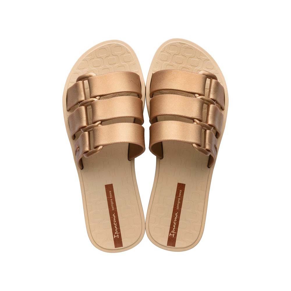 Ipanema Bold Fem Slide (No-7) Beige & Gold 1265192035207