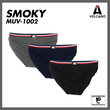 VOLCANO Smoky Series Men's Cotton Boxer [ 3 PIECES IN ONE BOX ] MUV-1002/XL