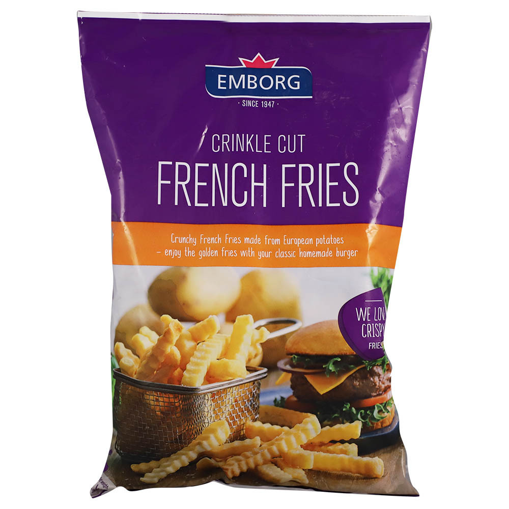 Emborg French Fries Crinkle Cut 1KG