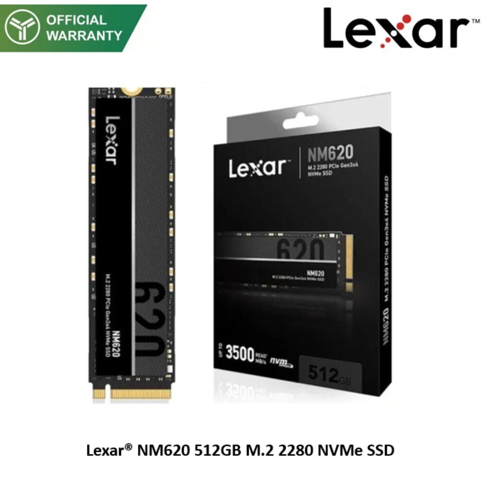 Lexar® NM620 512GB M.2 2280 NVMe SSD