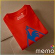 memo ygn Le coq sportif unisex Printing T-shirt DTF Quality sticker Printing-Red (XL)