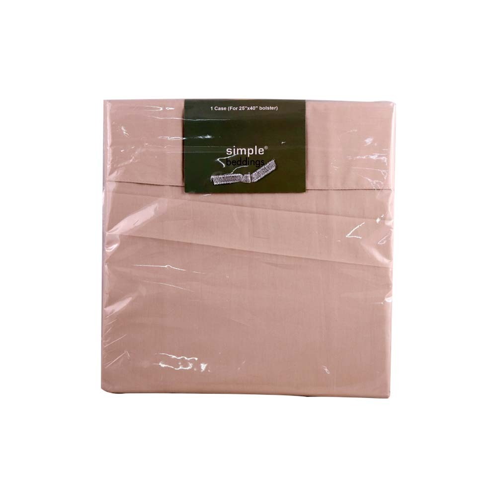 Simple Bolster Case 1PCS 25x40in Khaki