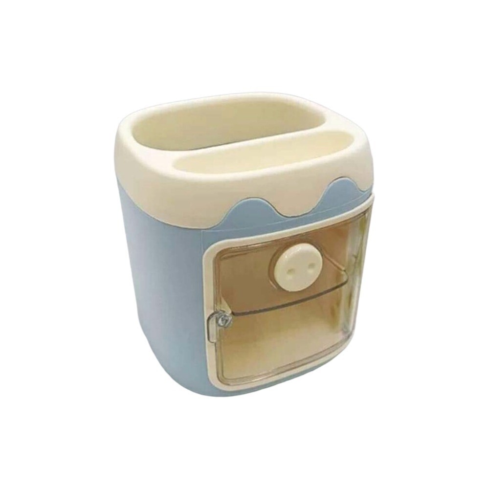 Beauty House Kids Multifunctional Plastic Desk Organizer Pen Holder (Random)