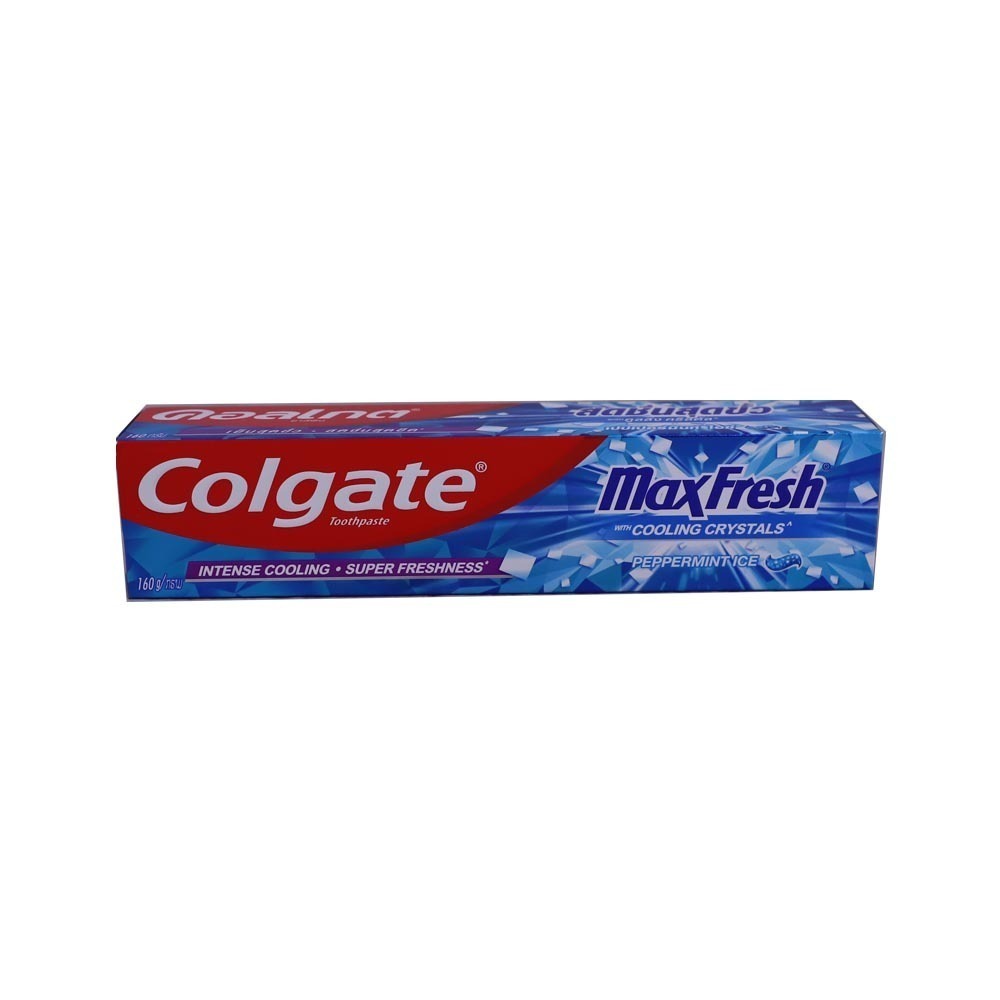 Colgate Max Fresh Cooling Crystals Peppermint Ice Toothpaste 160G
