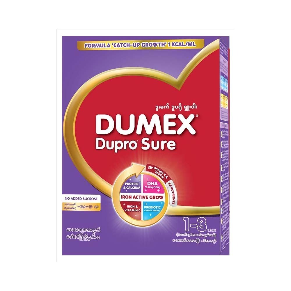Dumex Dupro Sure Milk Powder 600G (1-3 Years)