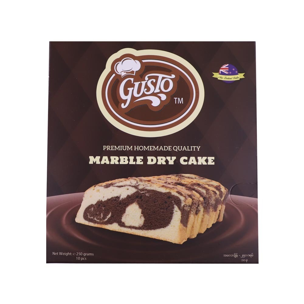Gusto Marble Dry Cake 10 PCS 250G