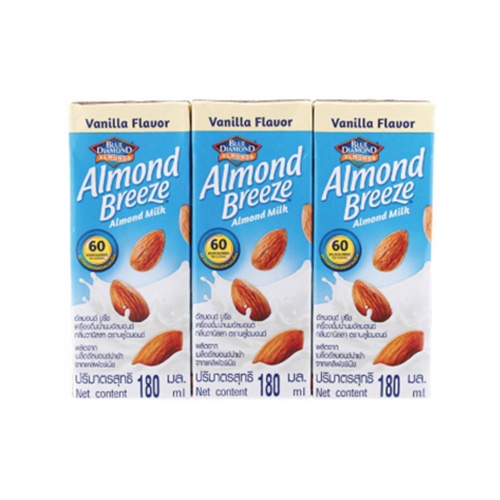 Blue Diamond Almond Milk Vanilla Flavor 180MLx3PCS