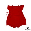 Khay May Warp-Up Romper Large Size Red
