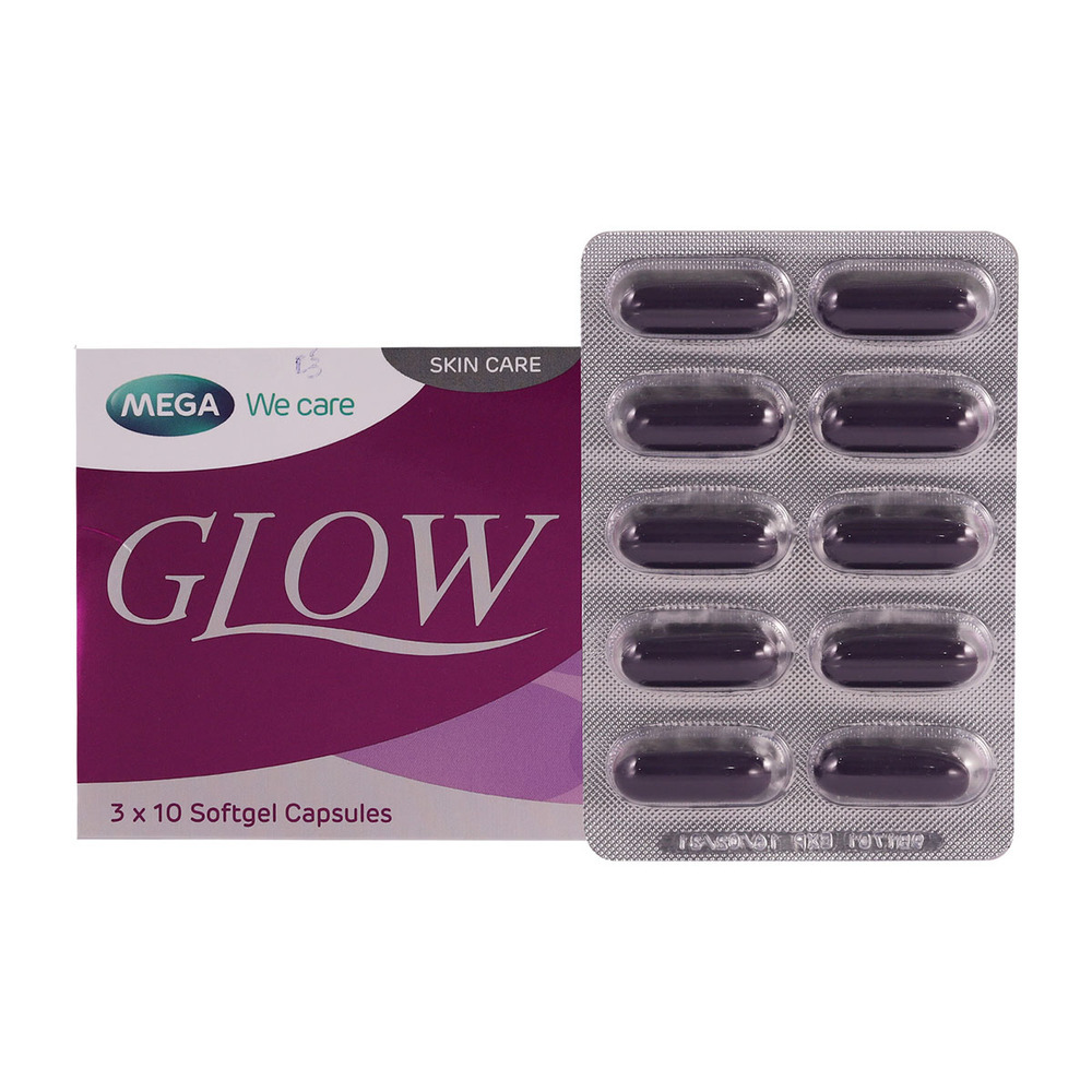 Glow 10 Capsules အထွေထွေ ဖြည့်စွက်အားဆေးများ ဗိုက်တာမင်နှင့်အားဖြည့