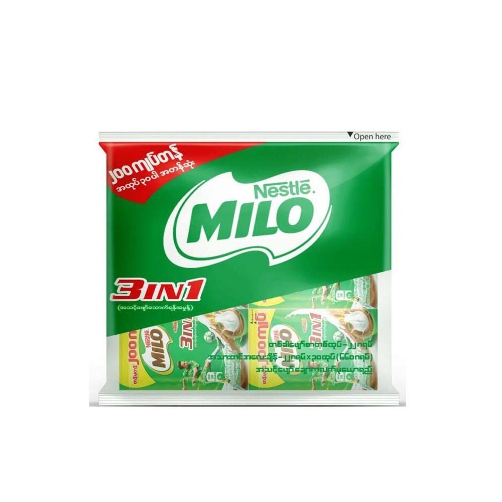 Nestle Milo 3In1 Active Go 30PCS 660G