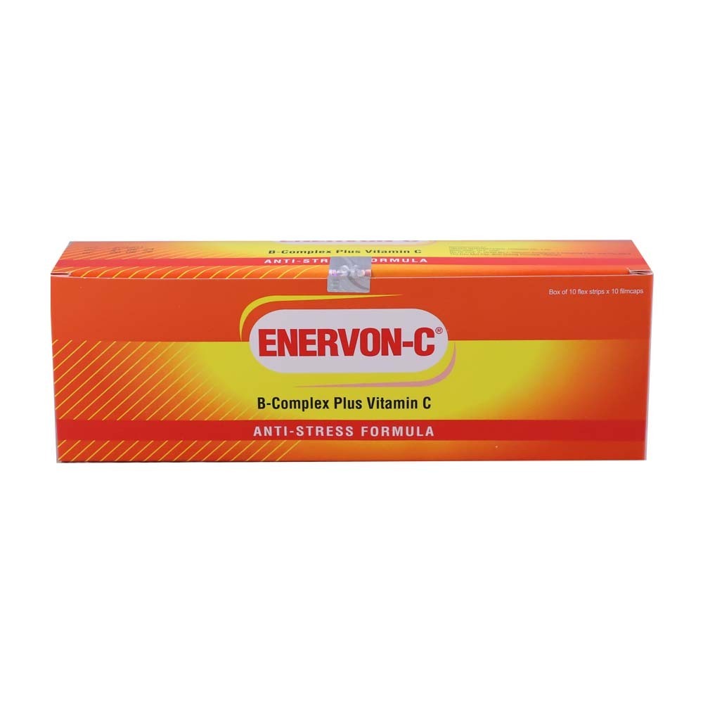 Enervon-C B-Complex Plus Vitamin C 10 Capsules x 10 PCS