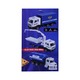SF Alloy Police Car 3PCS No.206-34