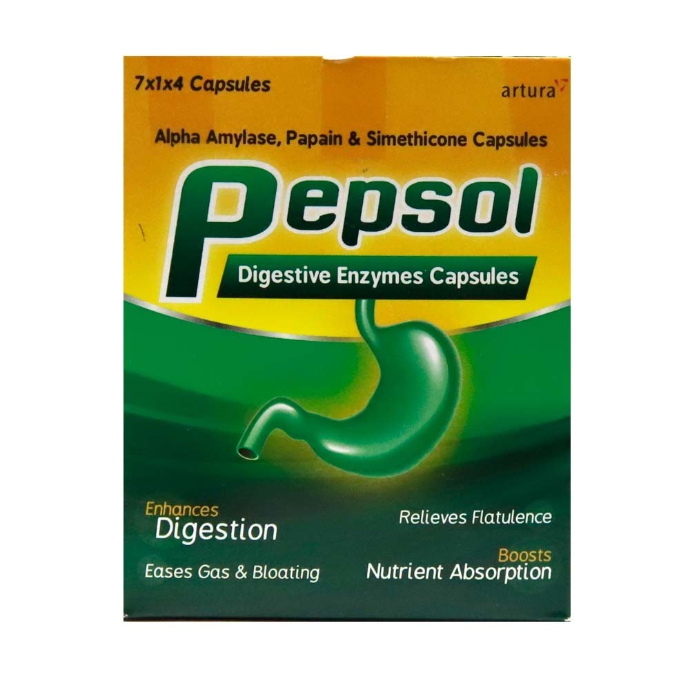 Pepsol Digestive Enzymes 4PCS x 7