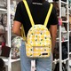 Konoko Cotton Mini Backpack M Size Yellow K1008