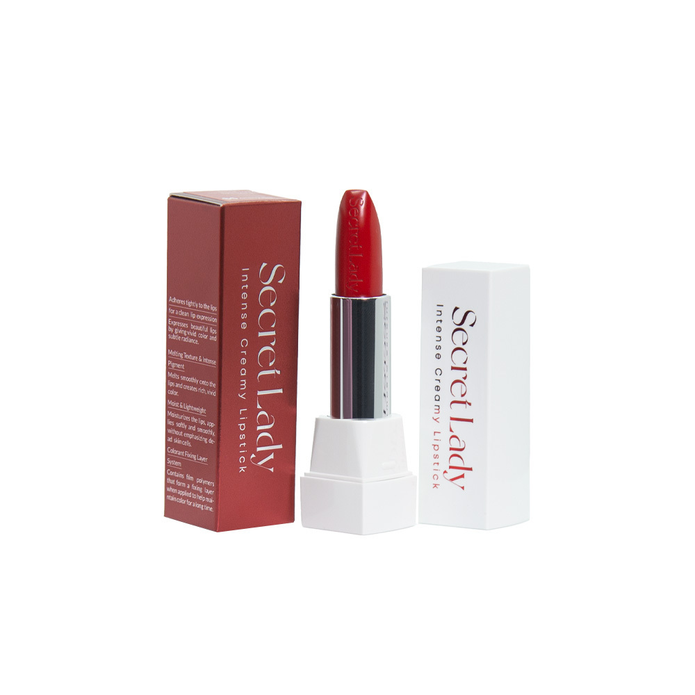 Secret Lady Intense Creamy Lipstick 3.5G (S5 Cherry Red)