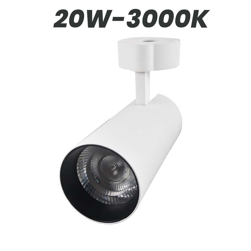 Wellmax Eagle Eye Surface Track Light White 20W 3000K