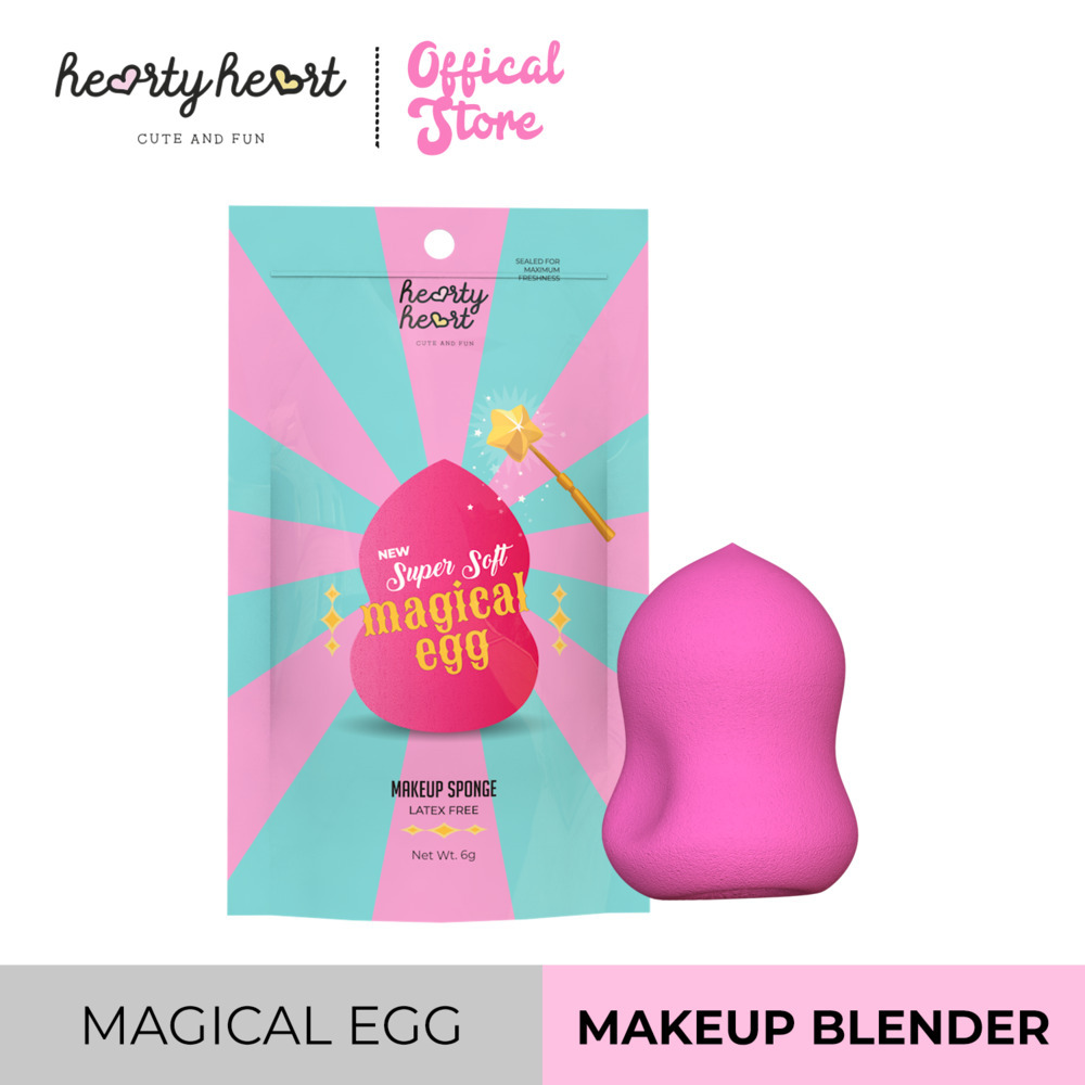 Hearty Heart Makeup Sponge Supersoft Magic Egg 6G