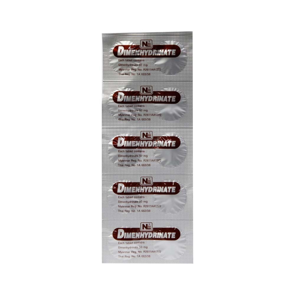 Dimenhydrinate 50MG 10PCS