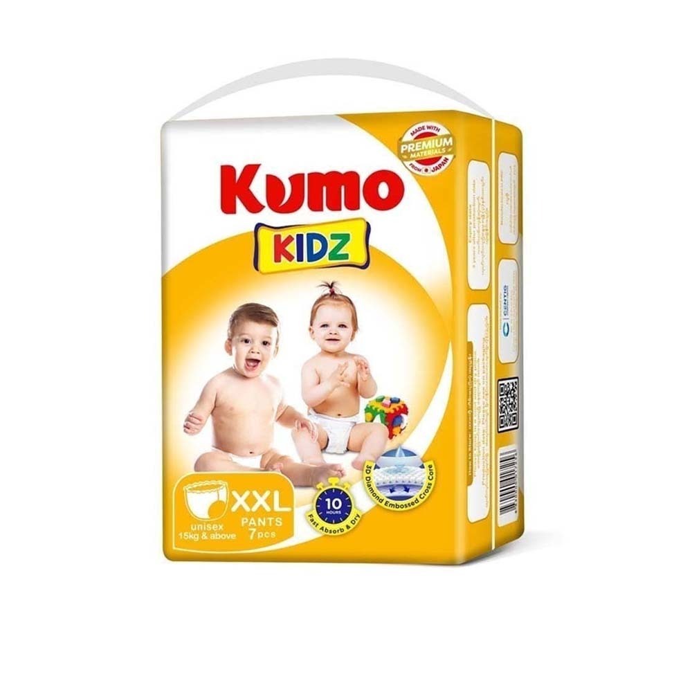 Kumo Kidz Diaper Pants 2XL  (1Pack-7PCS)