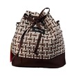 Konoko Bucket Bag (Brown Tweed)