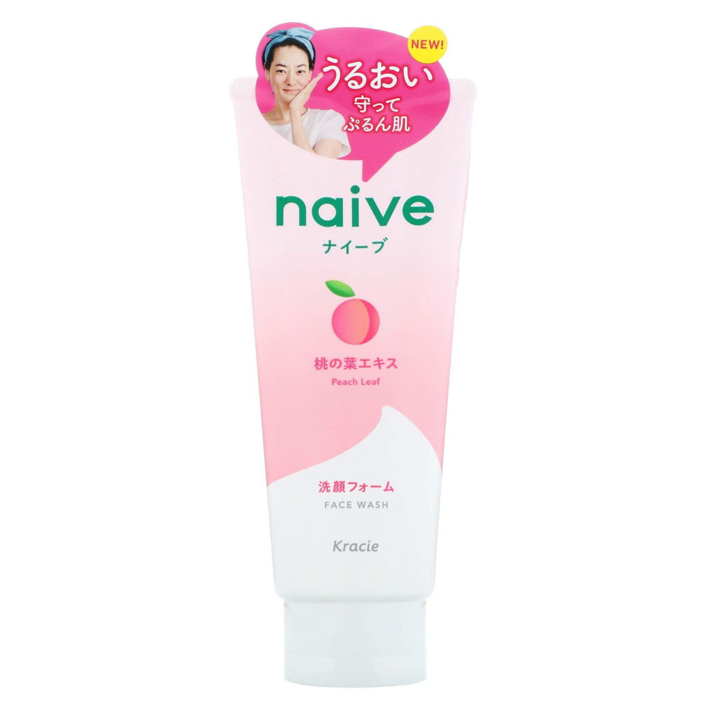 Kracie Naive Makeup Removal Facial Cleanser 200G No.60791 (Peach Leaf)