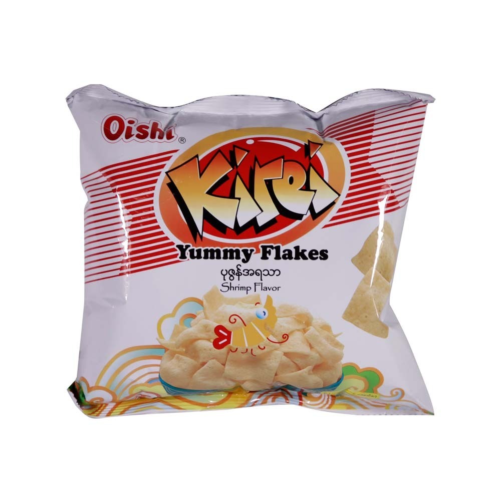Oishi Kirei Yummy Flakes Shrimp Snack 32G