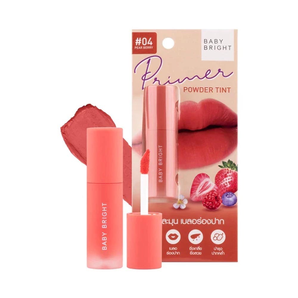 Baby Bright Primer Powder Lip Tint 2.4G (04 Pear Berry)