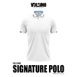 Volcano Men Signature Polo Shirt MDPV-S1010-01 White XL