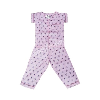 Bambi Baby Night Wear Silk Cotton One Set BAMBI_BABY07_8 Bambi Yellow (7 Years)