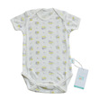 Tiny Cozy Airy Cotton Body Suite (Short Sleeve) TC2026M Yellow & Purple