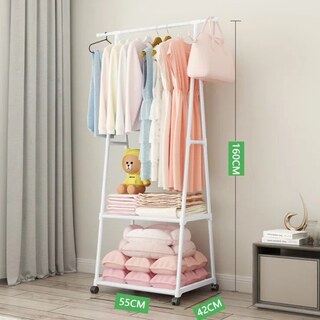 တြိဂံအဝတ်လှန်းစင် KPT-0166 (အဖြူရောင်)